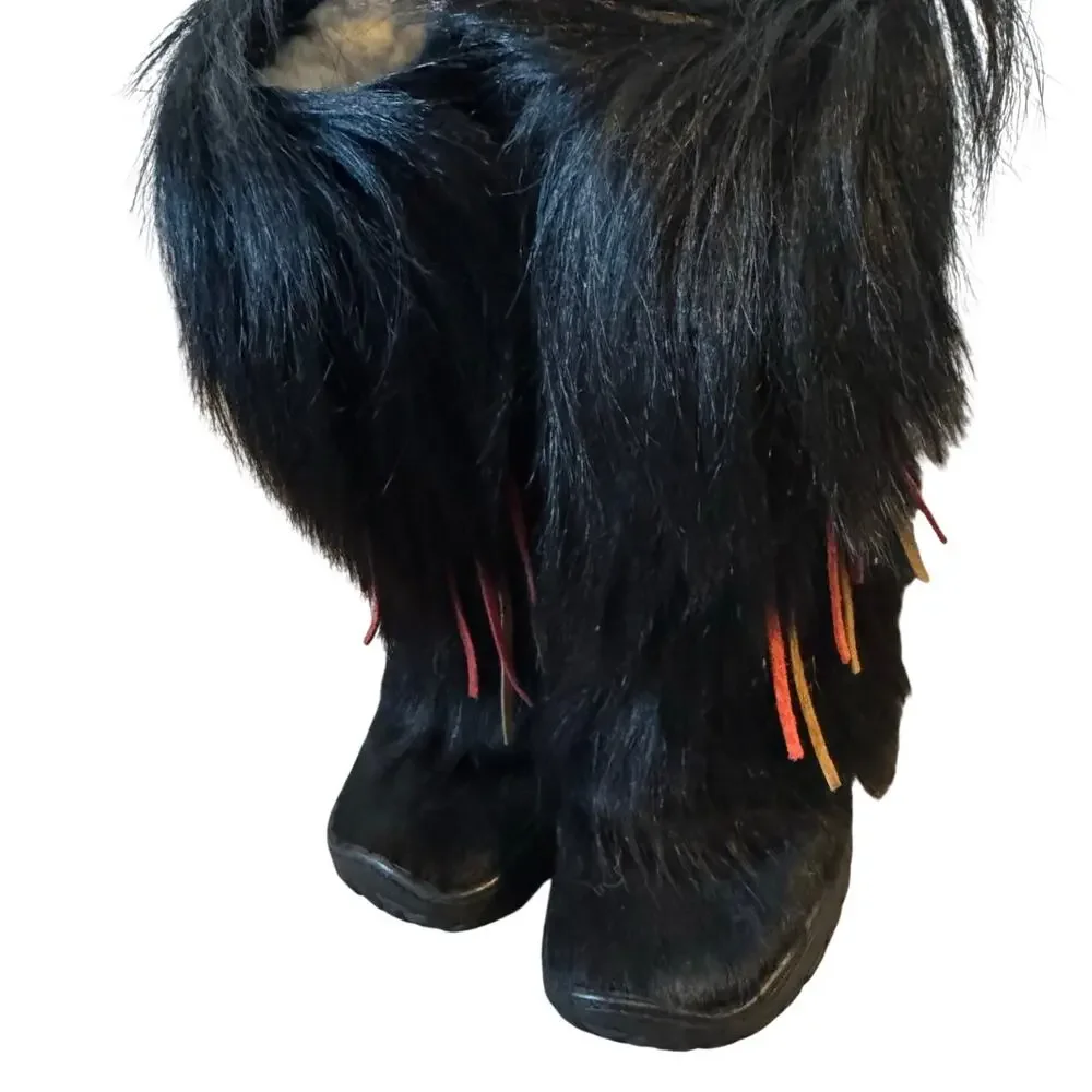 Pajar Cher Black Real fur Boots